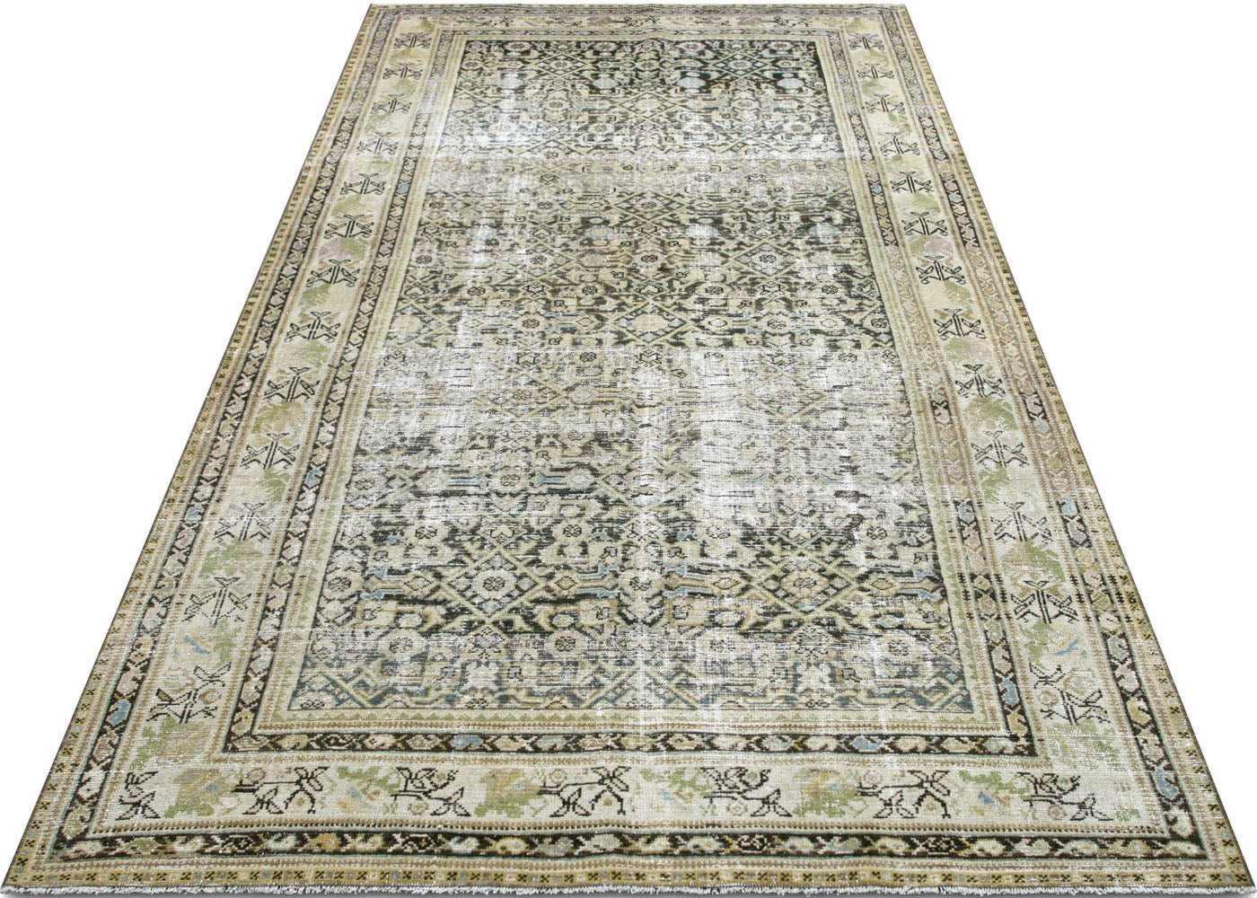 Semi Antique Persian Melayer Rug - 5'2" x 9'6"