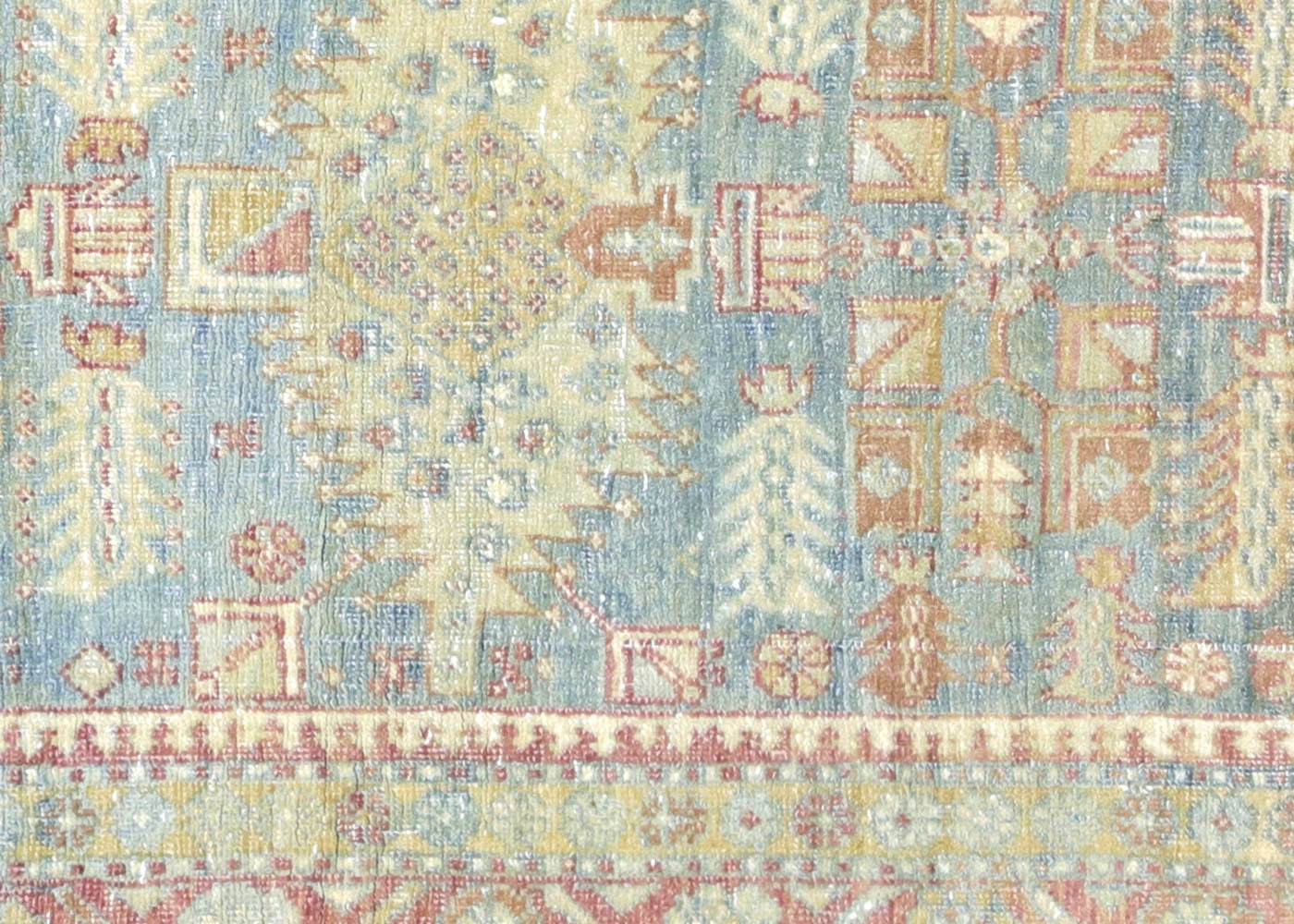 Semi Antique Persian Melayer Runner - 2'7" x 7'3"