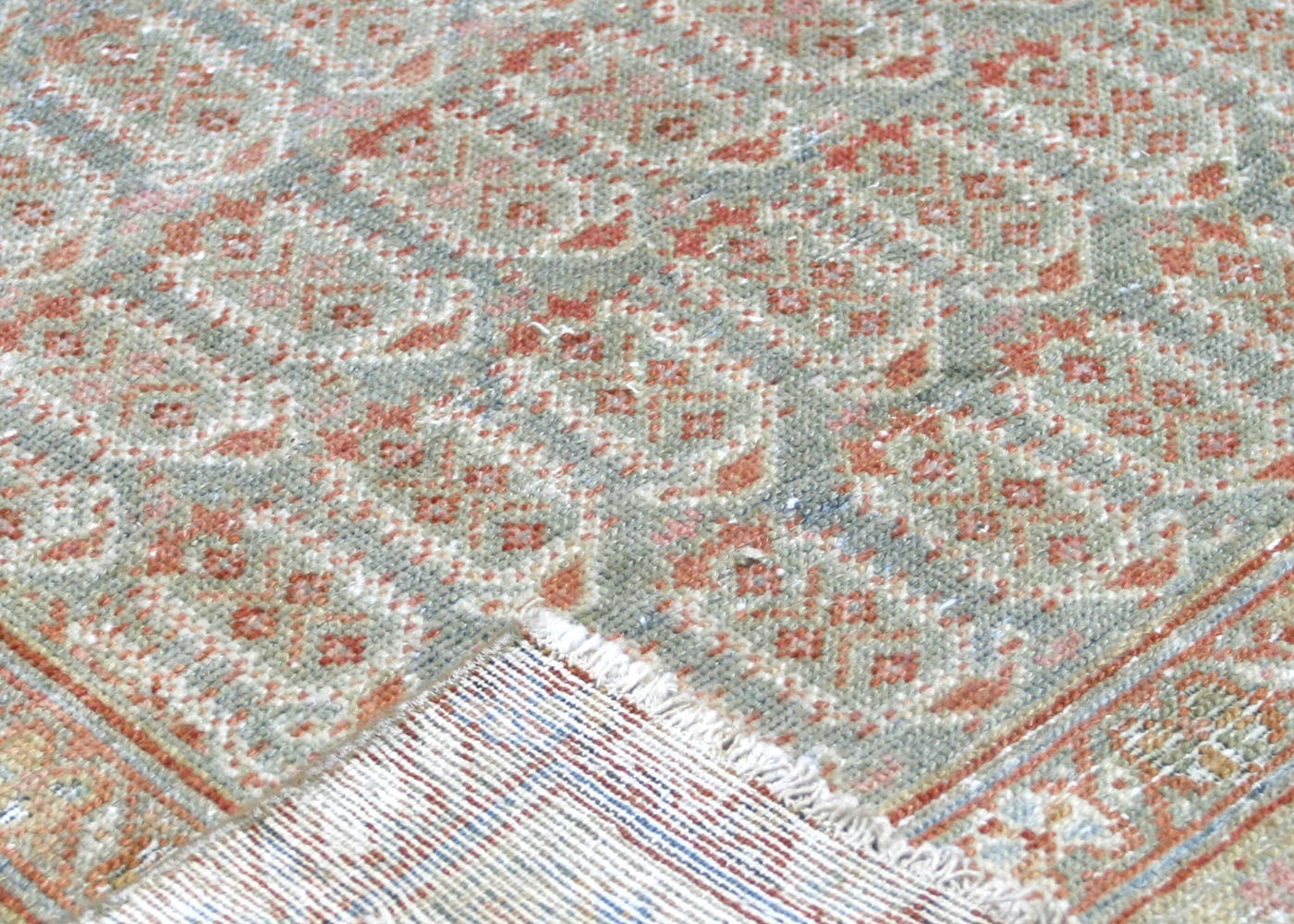 Semi Antique Persian Melayer Runner - 3'4" x 15'6"