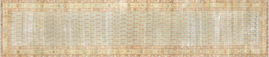 Semi Antique Persian Melayer Carpet - 3'4" x 15'9"