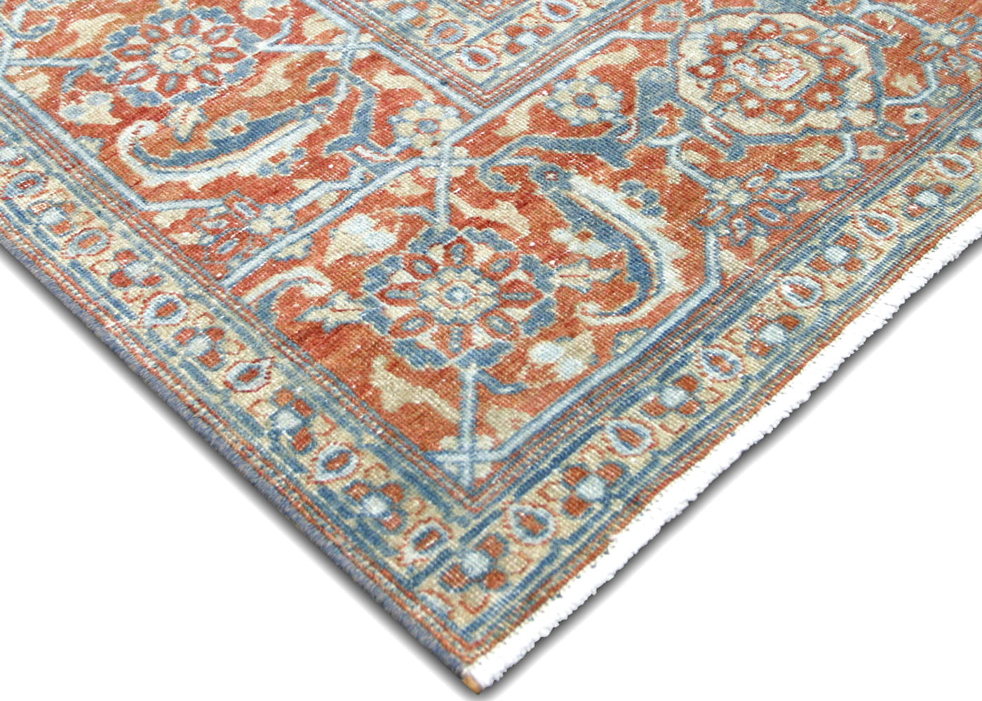 Semi Antique Persian Mahal Rug - 7'3" x 10'1"
