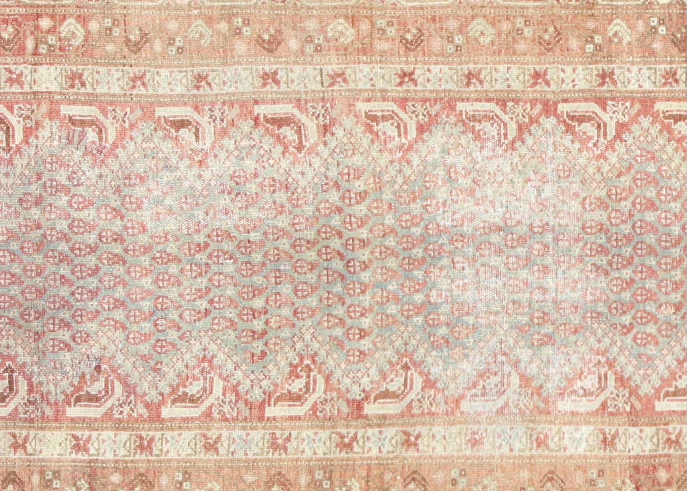 Semi Antique Persian Melayer Rug - 2'9" x 12'6"