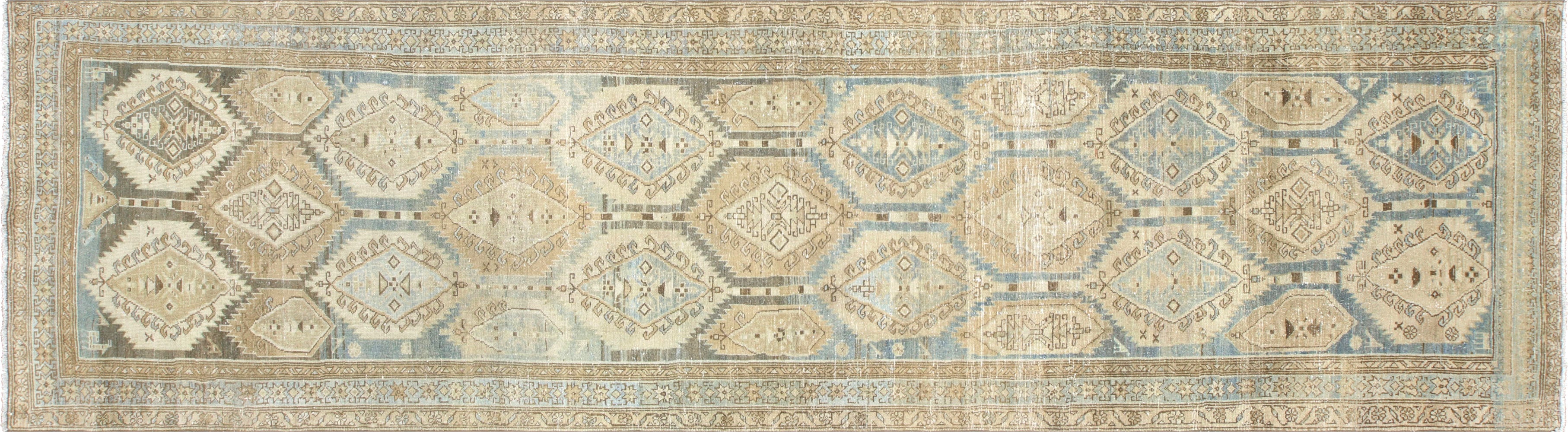 Antique Persian Melayer Carpet - 3'10" x 13'8"
