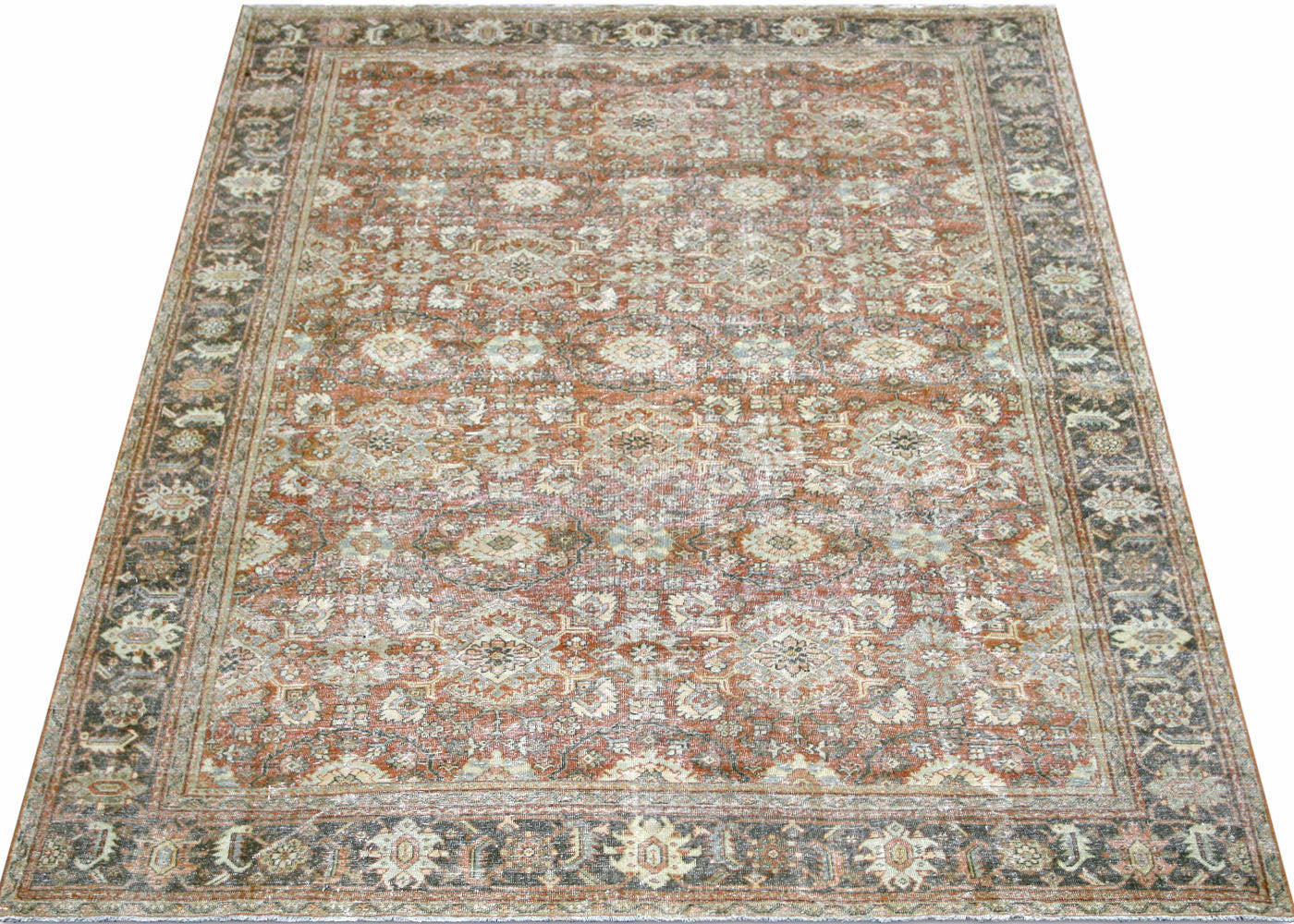 Vintage Persian Mahal Rug - 8'6" x 9'12"