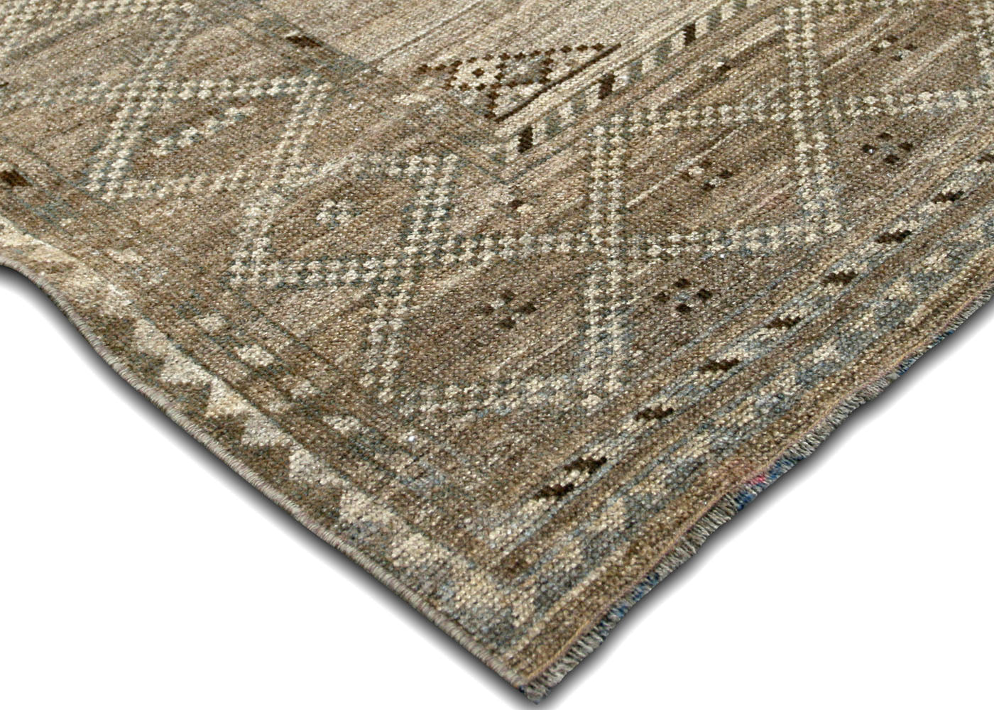 Semi Antique Beshir Rug - 7'10" x 9'9"