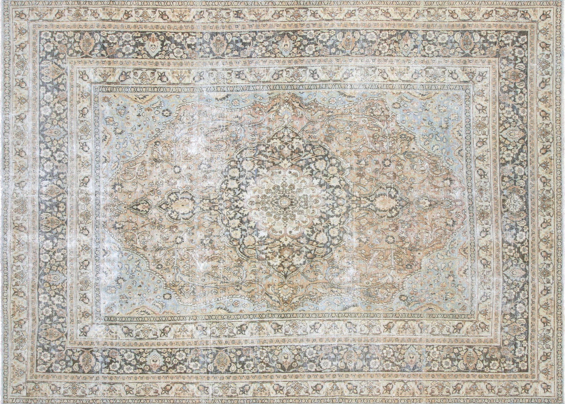 Antique Persian Meshed Rug - 9'4" x 13'