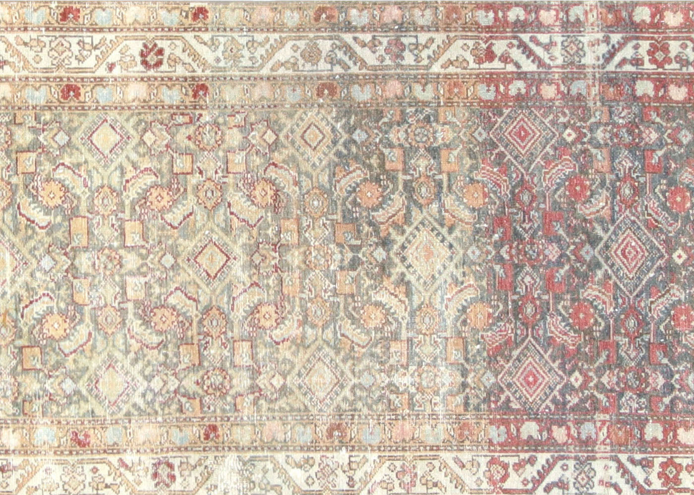 Semi Antique Persian Melayer Rug - 3'6" x 16'3"