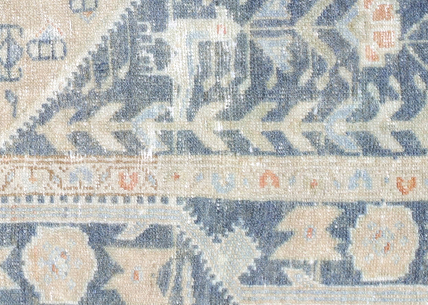 Semi Antique Persian Melayer Rug - 3'10" x 6'6"