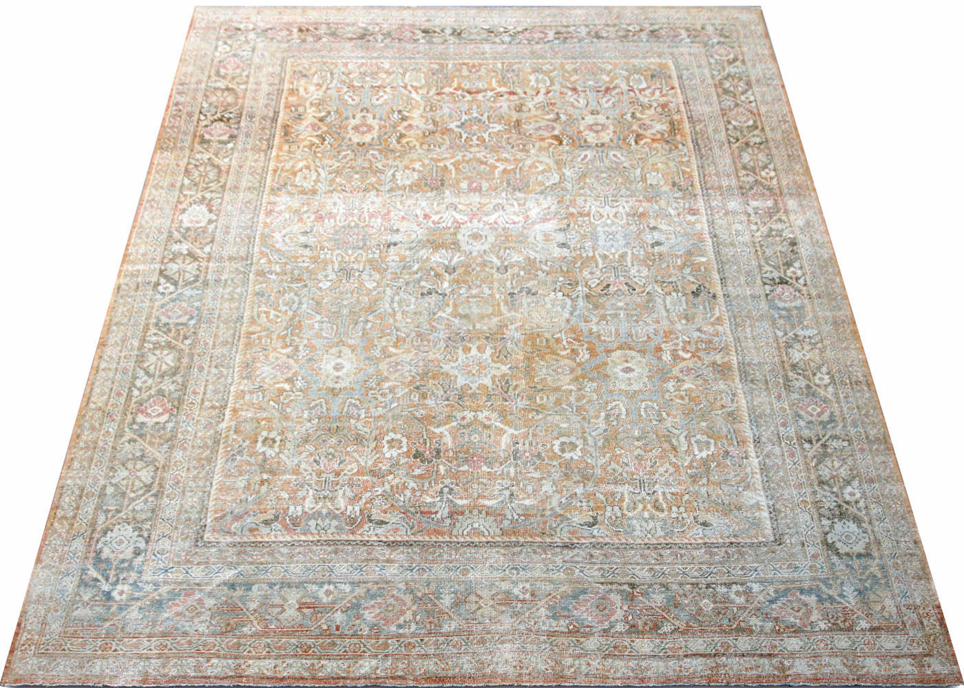 Antique Persian Mahal Rug - 10'4" x 13'7"