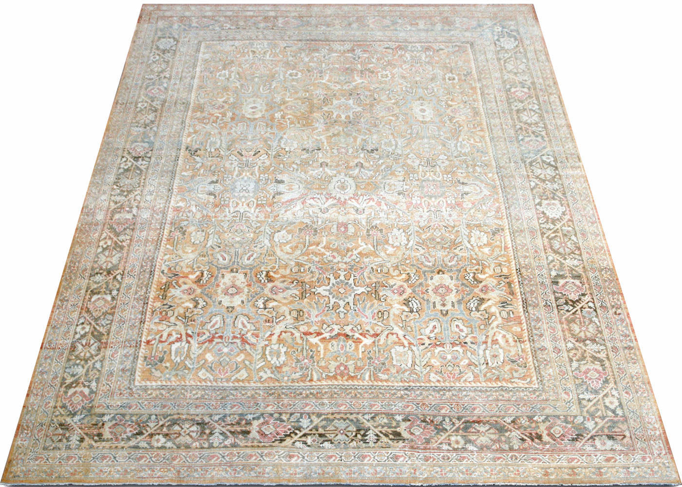 Antique Persian Mahal Rug - 10'4" x 13'7"