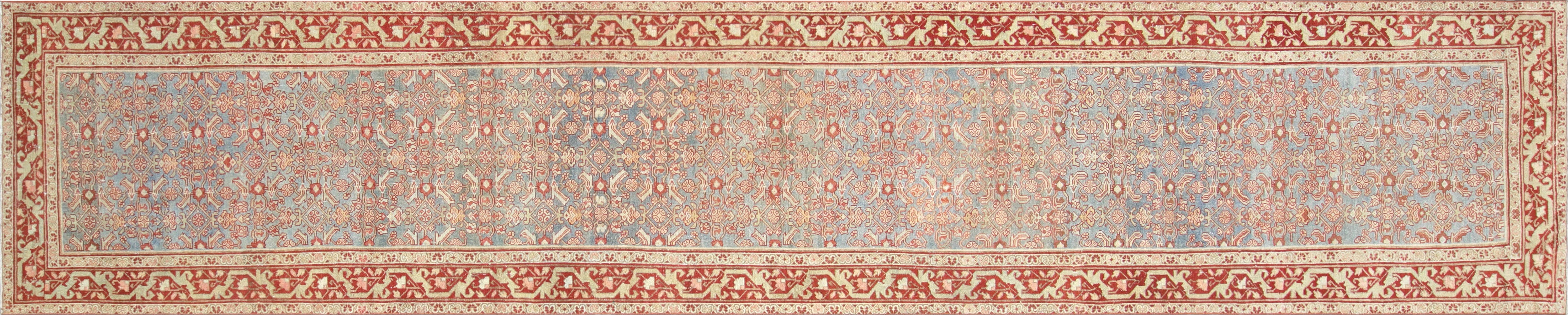 Semi Antique Persian Melayer Carpet - 3'3" x 16'8"