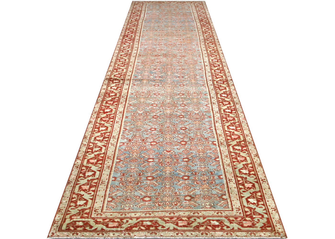 Semi Antique Persian Melayer Rug - 3'3" x 16'8"