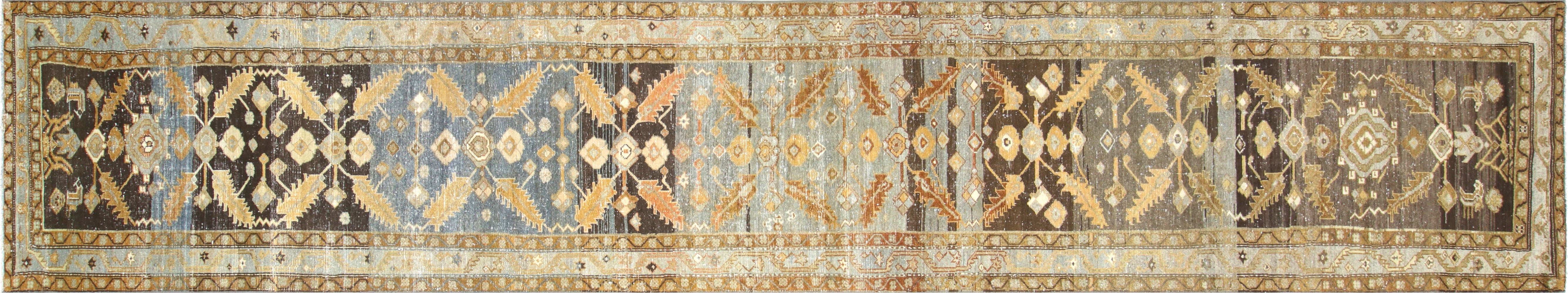 Semi Antique Persian Melayer Carpet - 3'3" x 18'