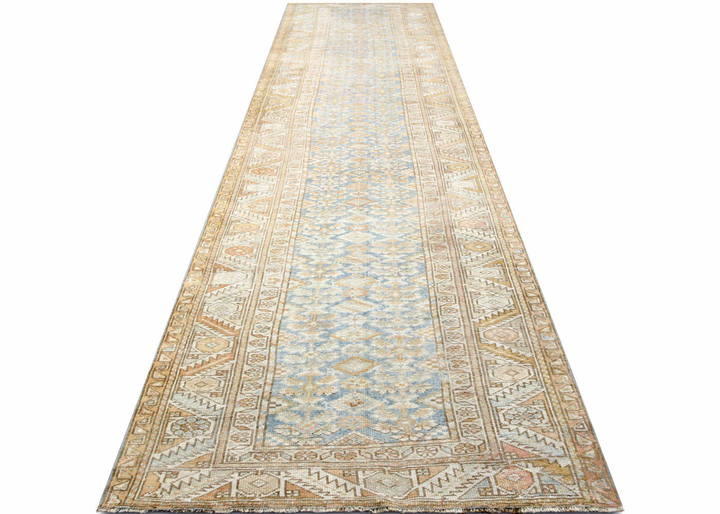 Semi Antique Persian Melayer Rug - 3'4" x 16'7"