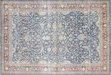 Semi Antique Persian Tabriz Carpet - 8'4" x 12'3"