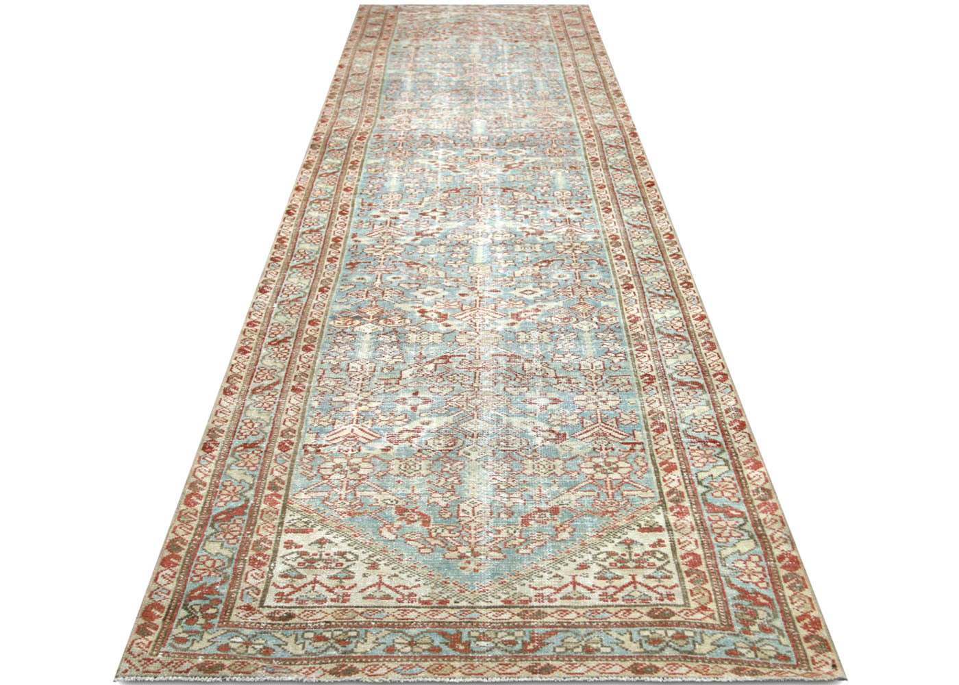 Semi Antique Persian Melayer Rug - 3'4" x 13'5"