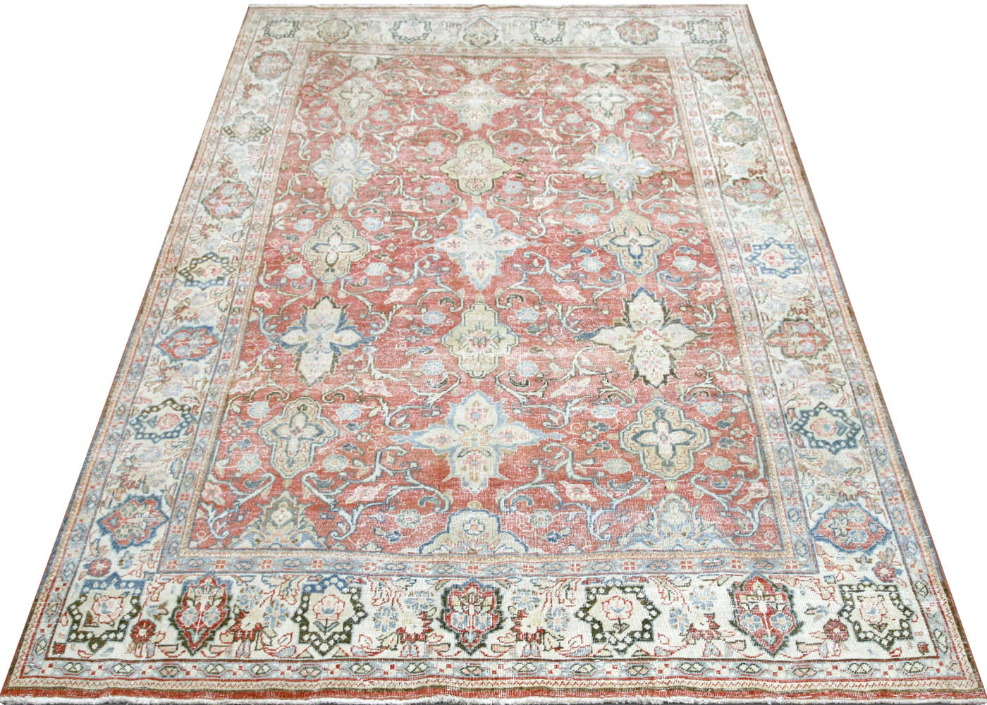 Antique Persian Mahal Rug - 6'10" x 10'1"