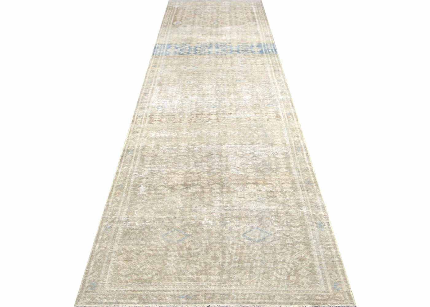 Semi Antique Persian Melayer Runner - 2'5" x 13'8"