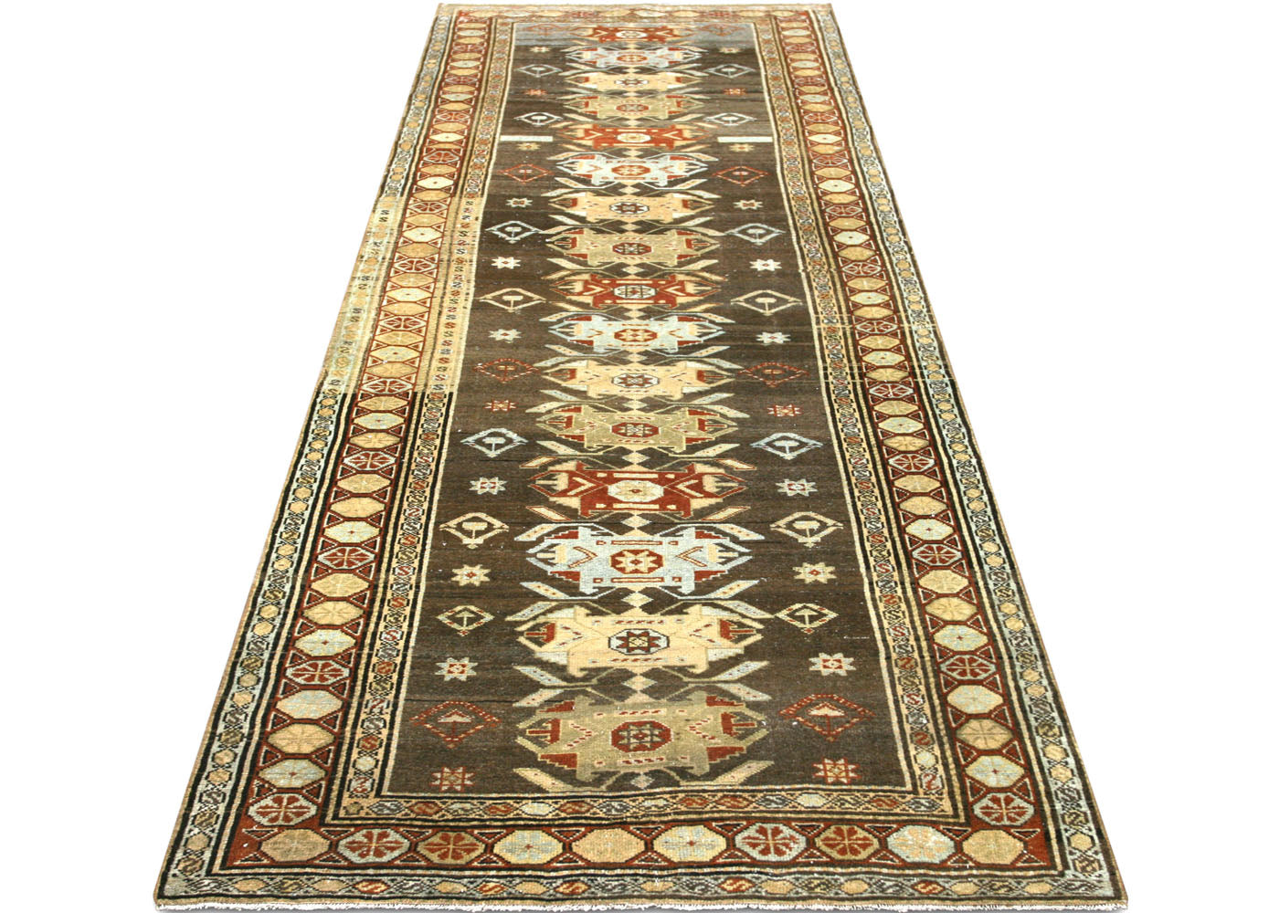 Semi Antique Persian Melayer Runner - 3'3" x 10'8"