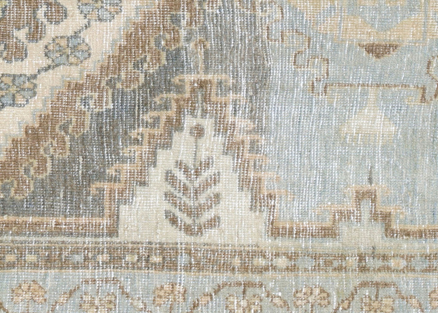 Semi Antique Persian Melayer Rug - 3'7" x 7'1"