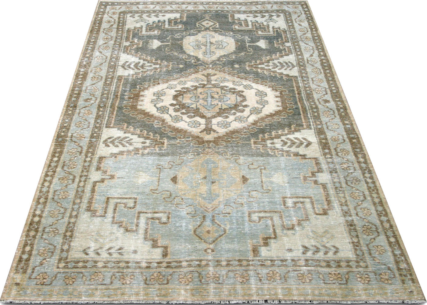 Semi Antique Persian Melayer Rug - 4'3" x 6'6"