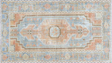 Semi Antique Persian Melayer Carpet - 3'7" x 6'4"