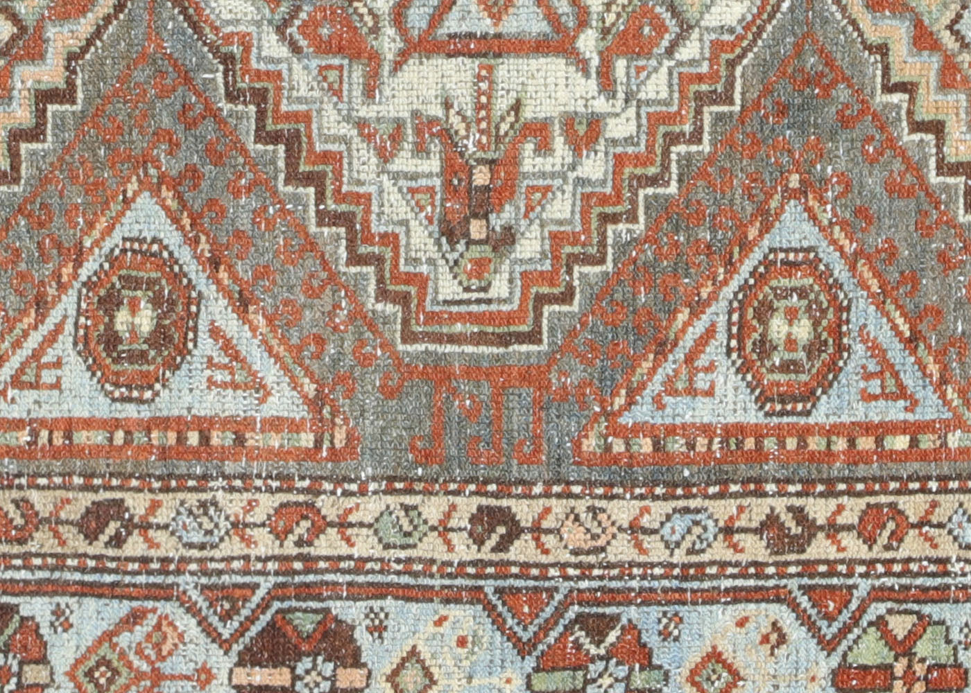 Semi Antique Persian Melayer Rug - 3'6" x 6'3"