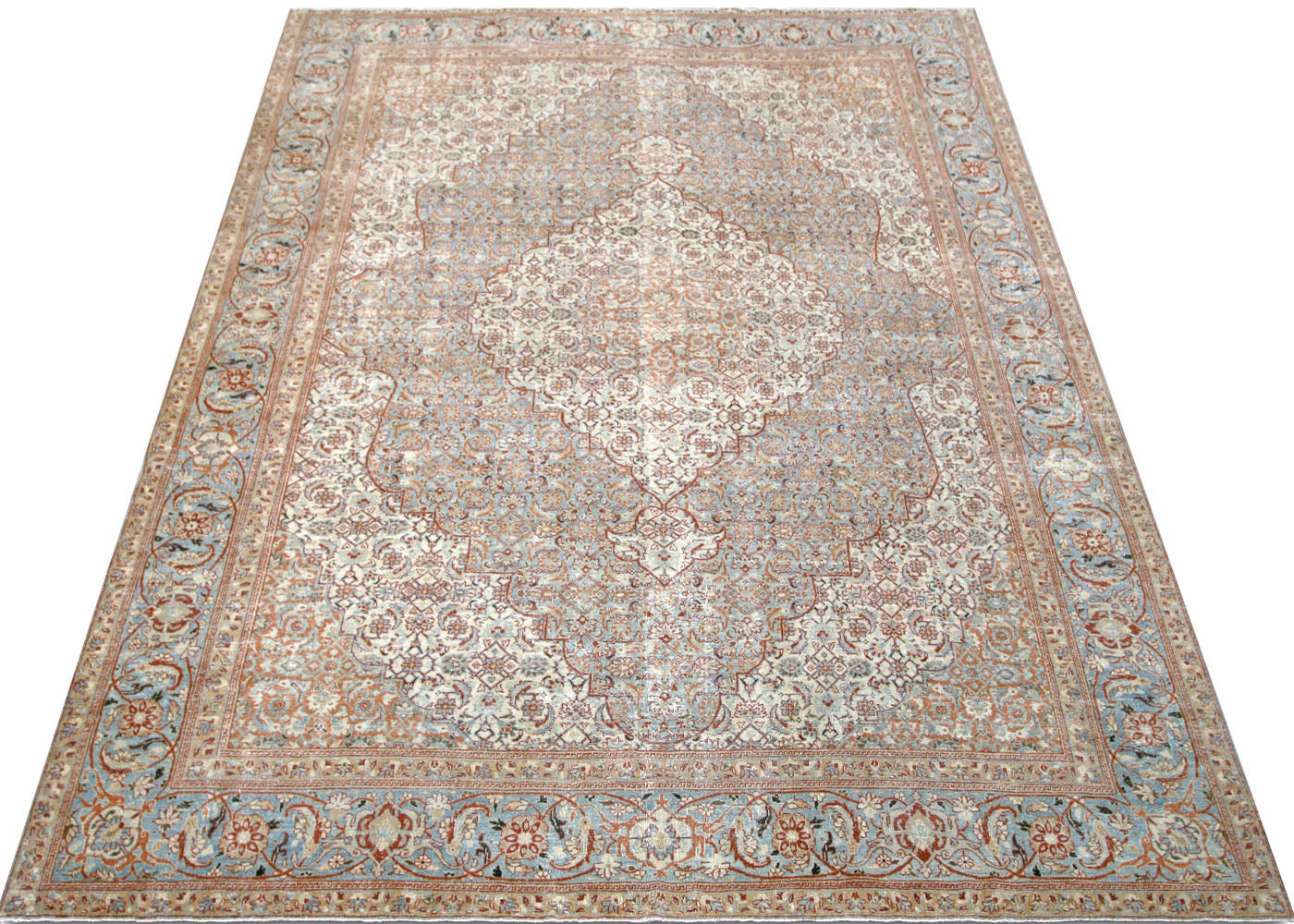 Antique Persian Tabriz Rug - 9'3" x 12'