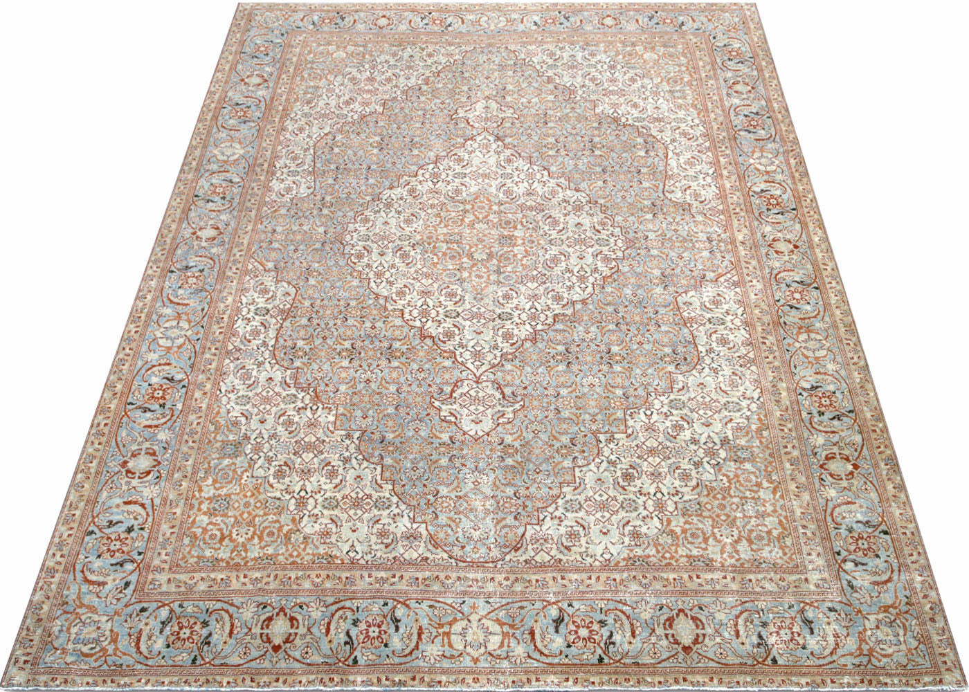 Antique Persian Tabriz Rug - 9'3" x 12'