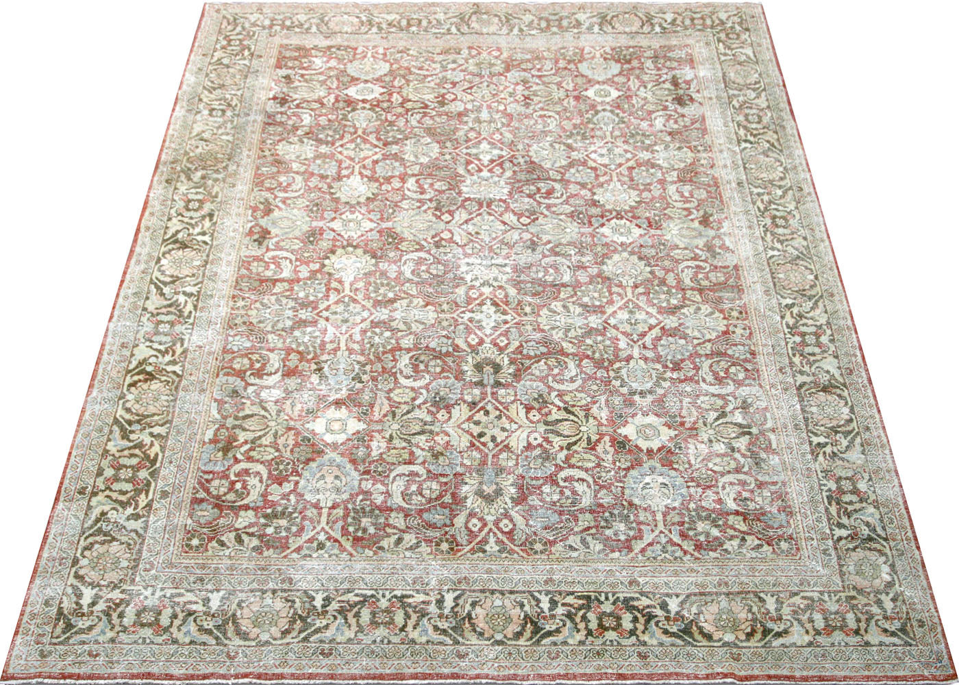 Semi Antique Persian Mahal Rug - 9' x 12'6"