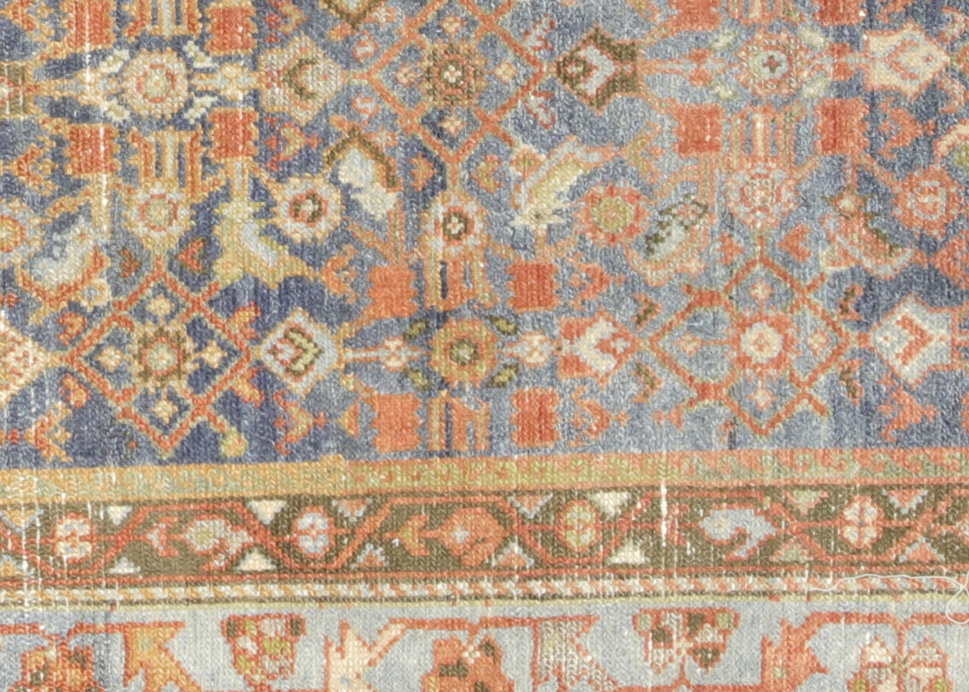 Semi Antique Persian Melayer Rug - 4'3" x 6'10"