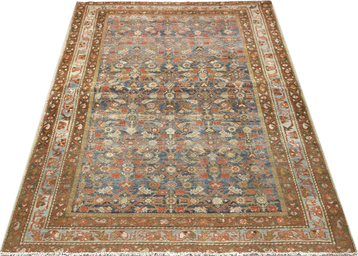 Semi Antique Persian Melayer Rug - 4'3" x 6'10"