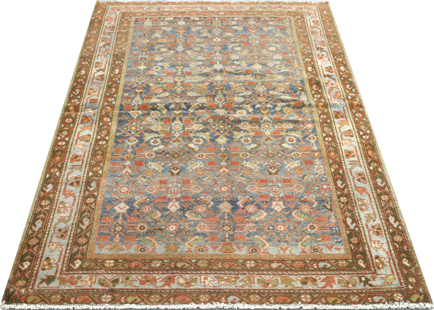 Semi Antique Persian Melayer Rug - 4'3" x 6'10"