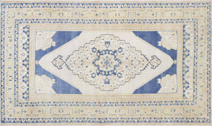 Vintage Turkish Oushak Rug - 4' x 6'8" - 210504