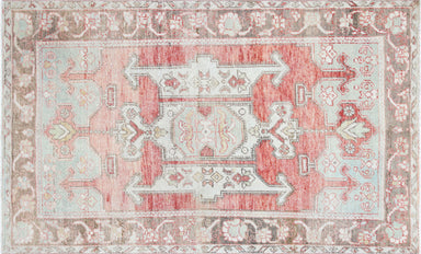 Vintage Turkish Oushak Rug - 4'9" x 7'10"