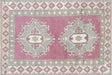 Vintage Turkish Oushak Carpet -3'10" X 5'7"