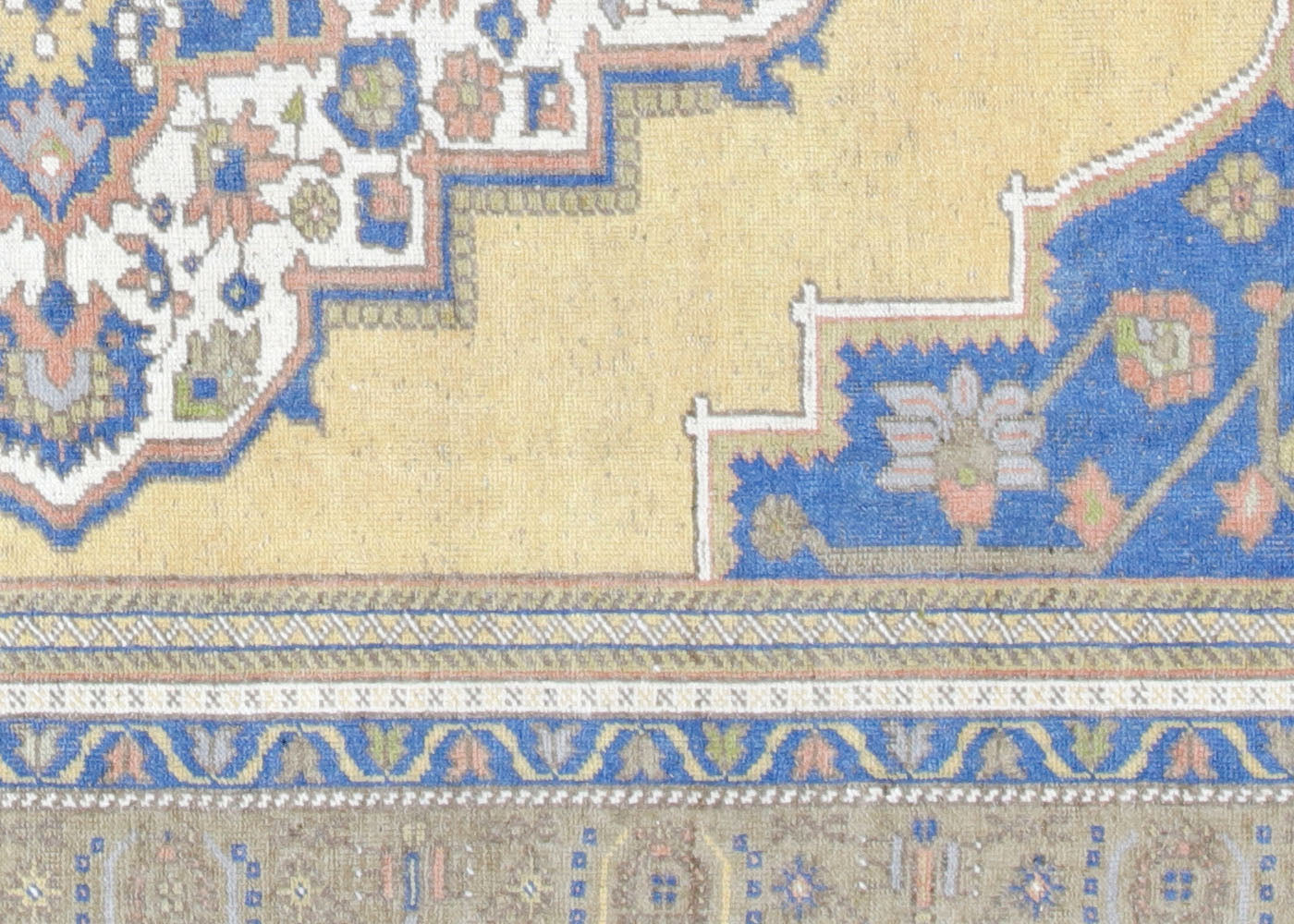 Vintage Turkish Oushak Rug - 6'4" x 10'2"