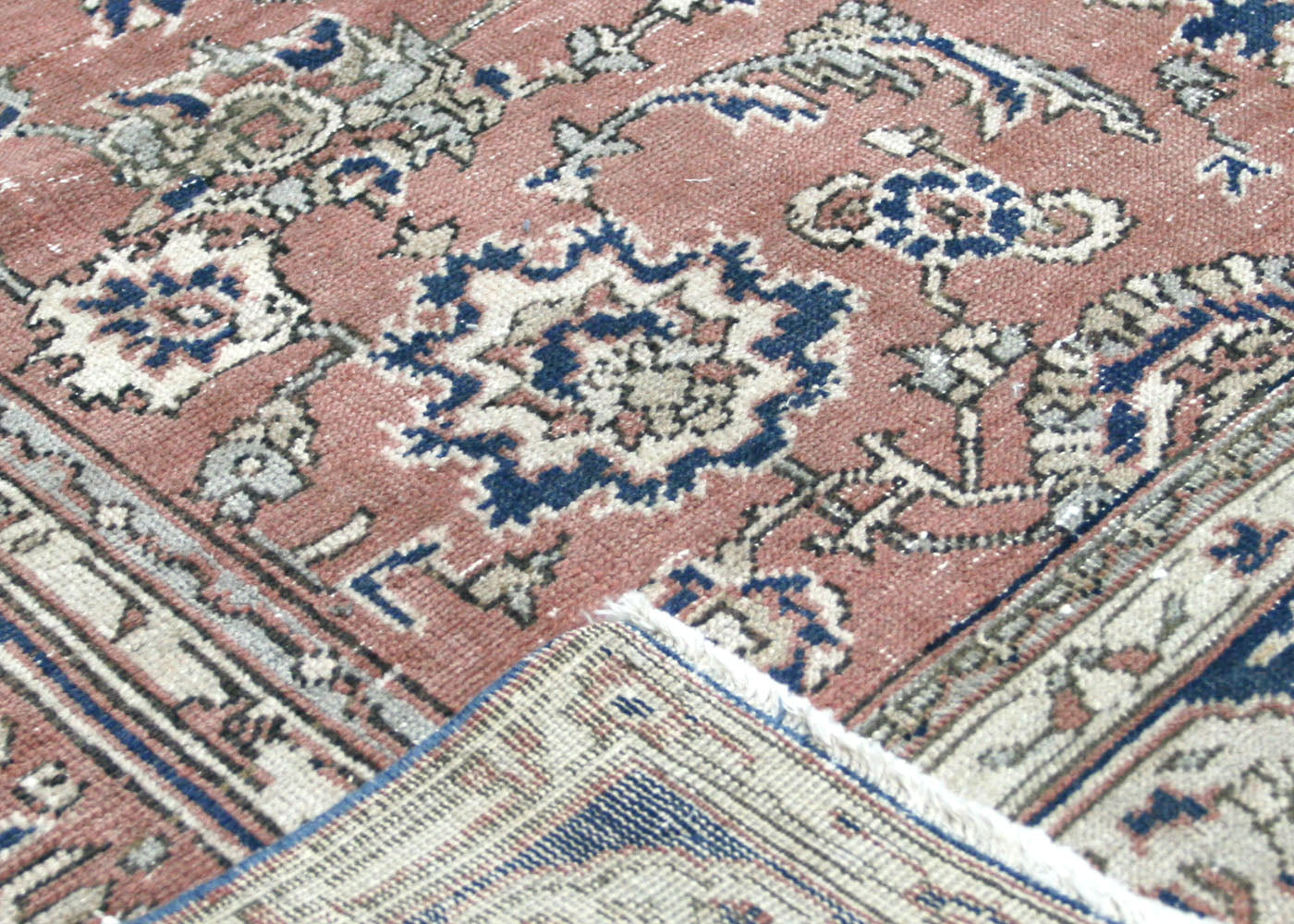 Vintage Turkish Oushak Rug - 5'1" x 8'1"