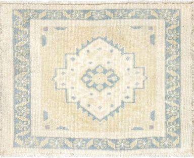Vintage Turkish Oushak Yastic - 1'10" x 1'5"