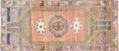 Vintage Turkish Oushak Yastic - 1'6" x 3'4"