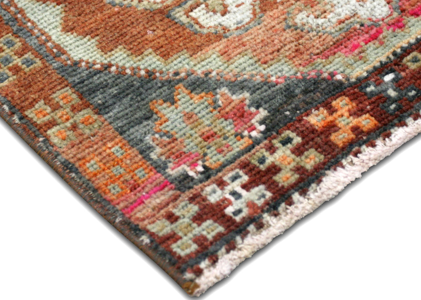 Vintage Turkish Oushak Yastic - 1'7" x 3'1"