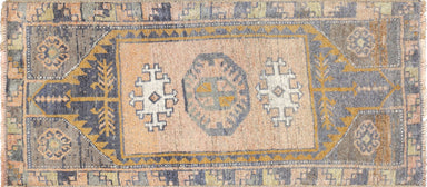 Vintage Turkish Oushak Yastic - 1'6" x 3'3"