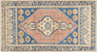 Vintage Turkish Oushak Yastic - 1'10" x 3'3"