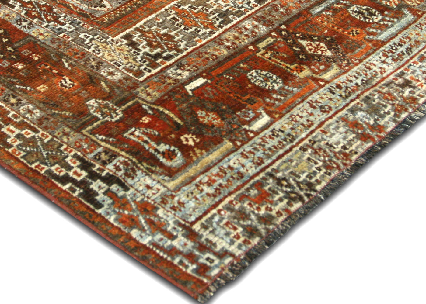 Antique Persian Shiraz Rug - 8'1" x 11'9"