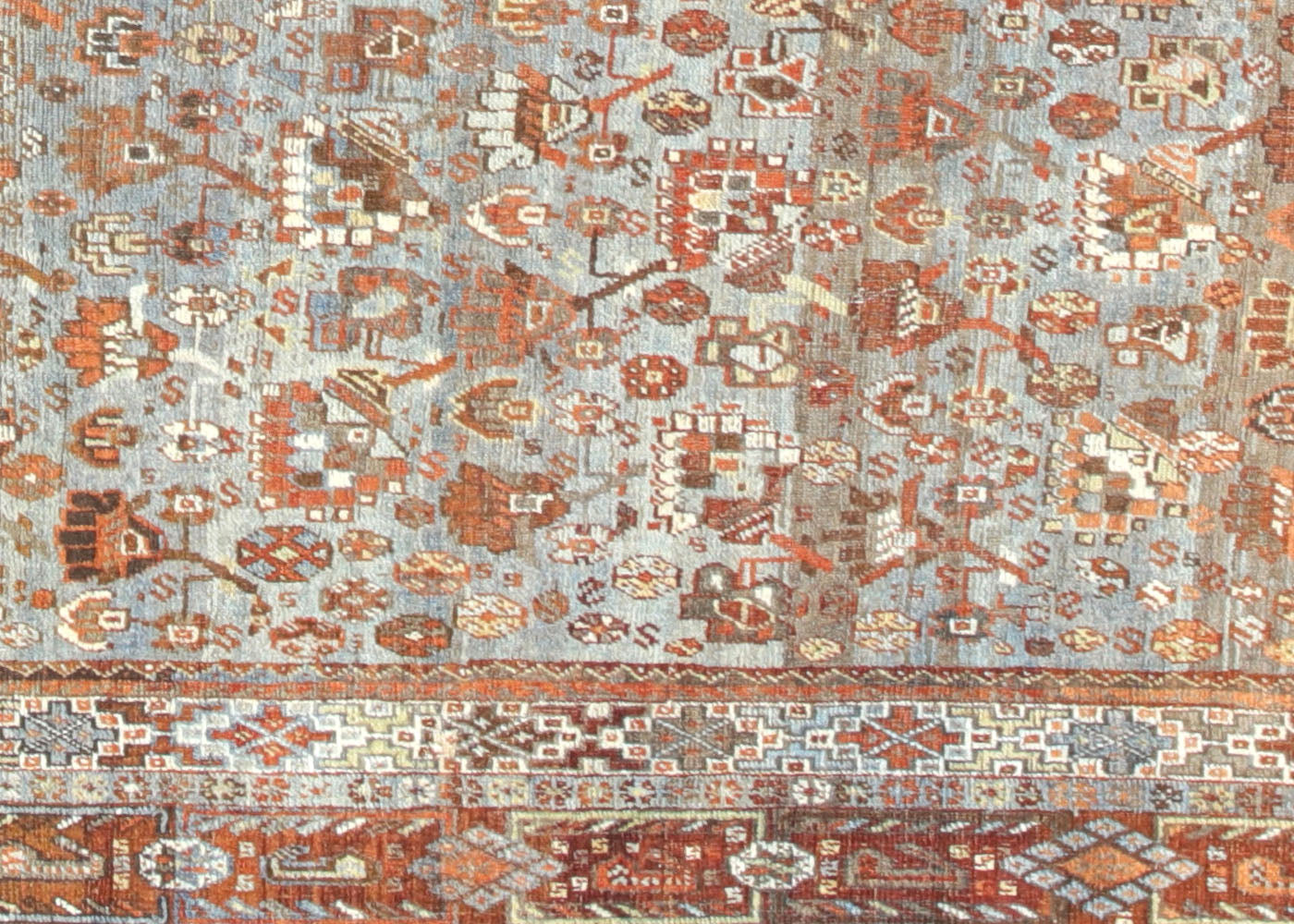 Antique Persian Shiraz Rug - 8'1" x 11'9"