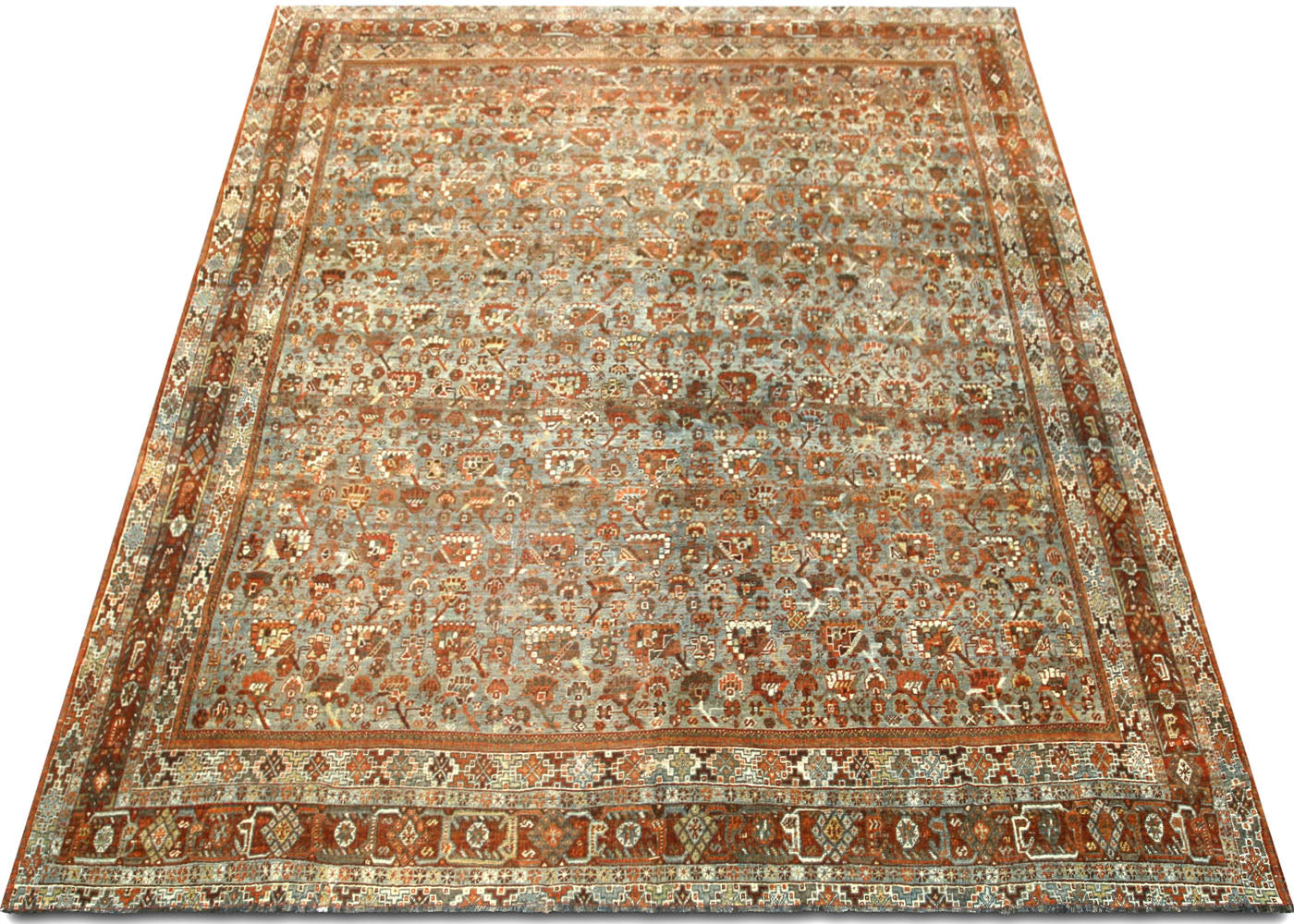 Antique Persian Shiraz Rug - 8'1" x 11'9"