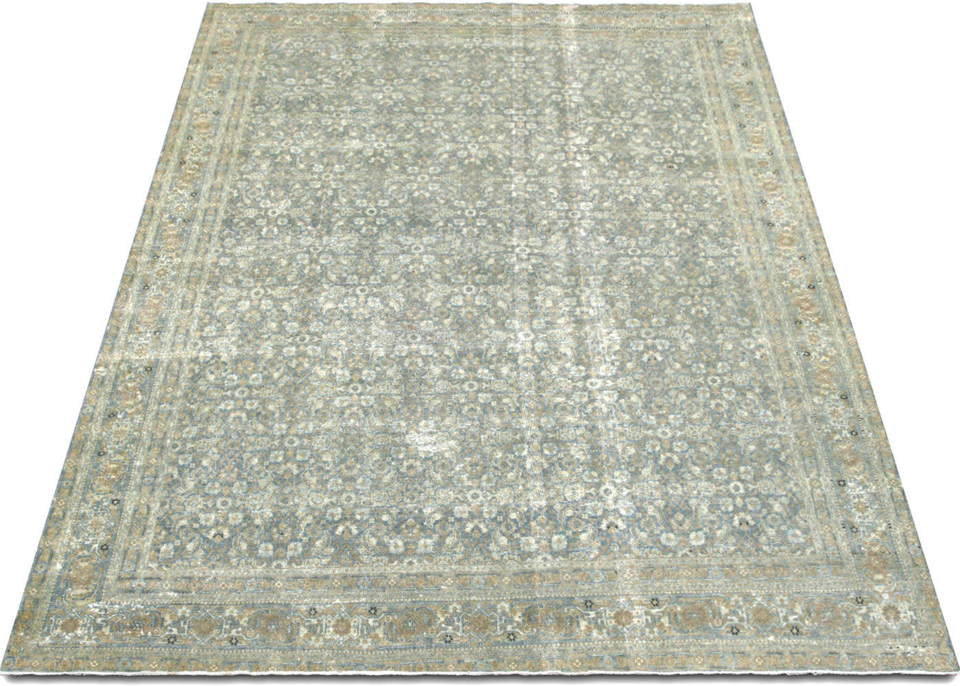 Semi Antique Persian Tabriz Rug - 7'6" x 10'5"