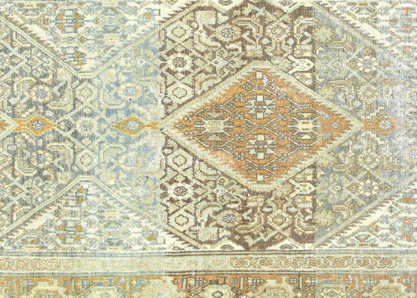 Antique Persian Melayer Runner - 3'6" x 12'9"