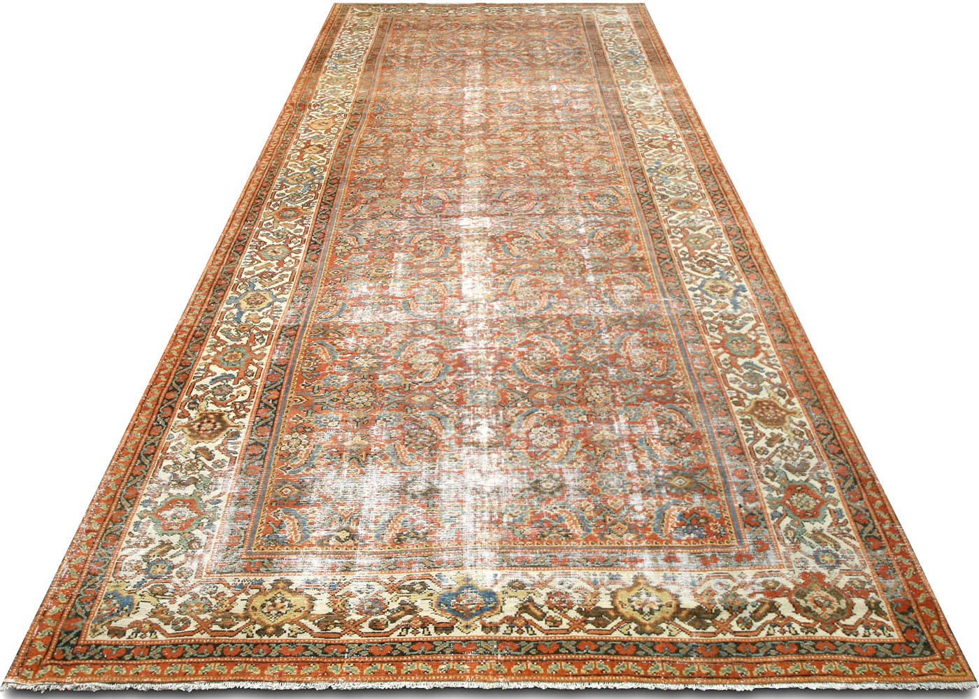 Antique Persian Mahal Rug - 6'6" x 16'5"