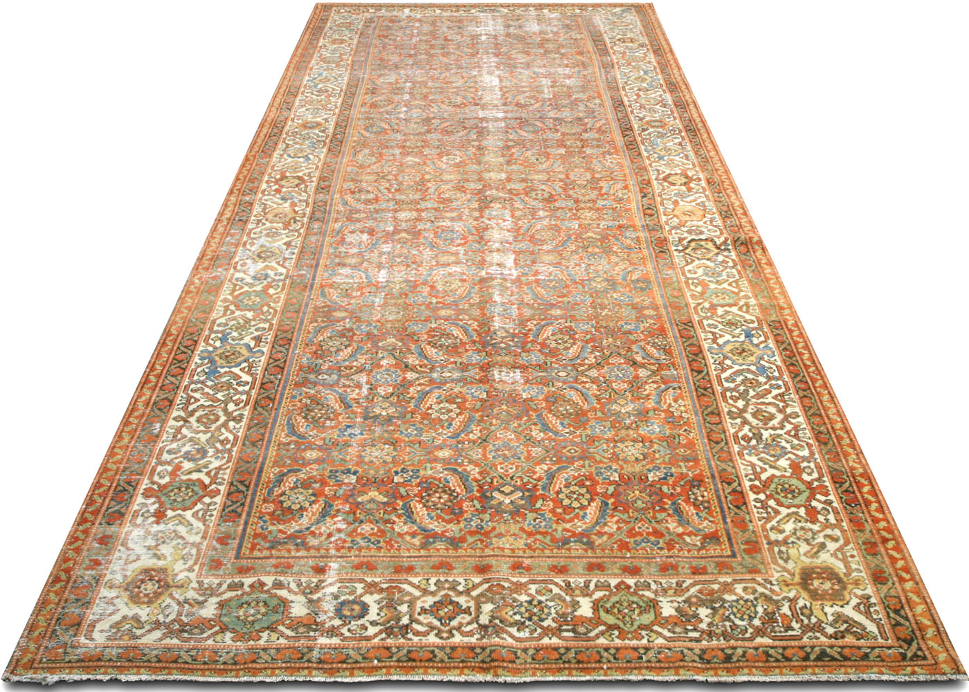 Antique Persian Mahal Rug - 6'6" x 16'5"